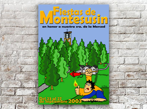 Cartel Montesusín 2003