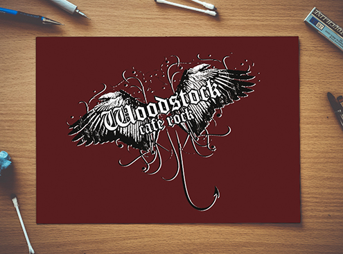 Logo Woodstock Café Rock